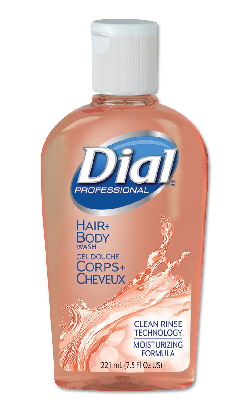 Essendant Co/United Stationers Dial Professional Hair and Body Wash, 7.5-ounce Bottle (24/CS)