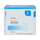 McKesson Classic Light Absorbency Incontinence Brief, Large (Case of 72)
