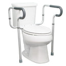 McKesson Toilet Safety Rail, Gray Aluminum (Case of 4)