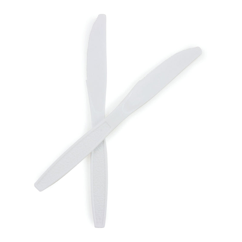 McKesson Polypropylene Knife, White (Case of 1000)