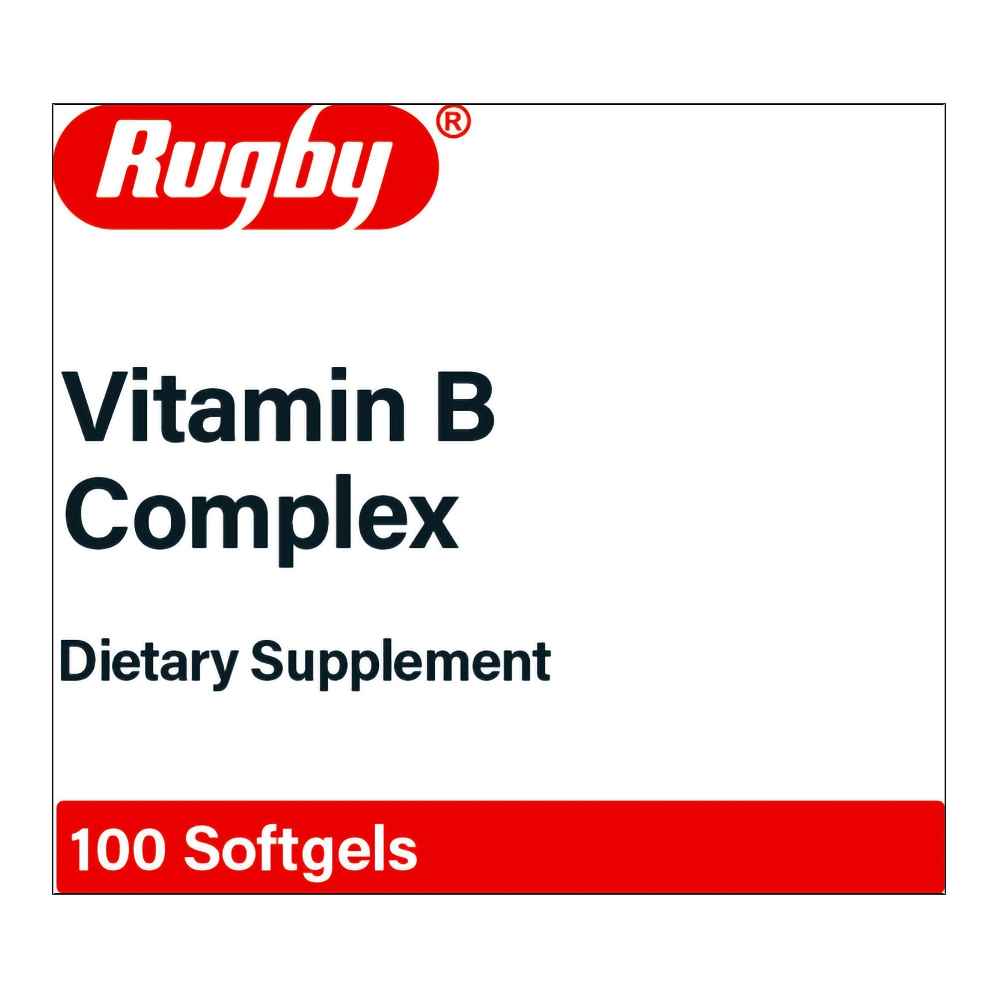 Rugby Vitamin B Complex (Bottle of 100) 
