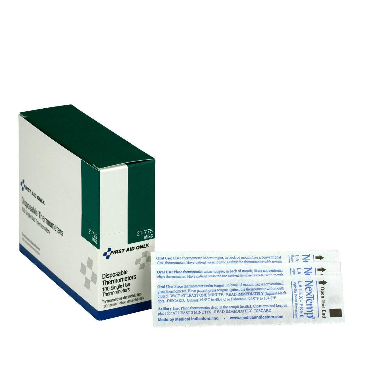 THERMOMETERS DISPOSALBE 100/BX(DROP)