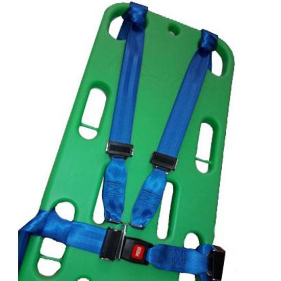 DMS BioThane G1 Shoulder Harness Restraint System - 4.5' Shoulder Straps and 7.3' Torso Strap - Blue