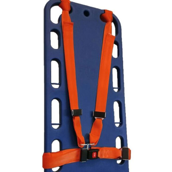 DMS BioThane G1 Shoulder Harness Restraint System - 4.5' Shoulder Straps and 7.3' Torso Strap - Orange