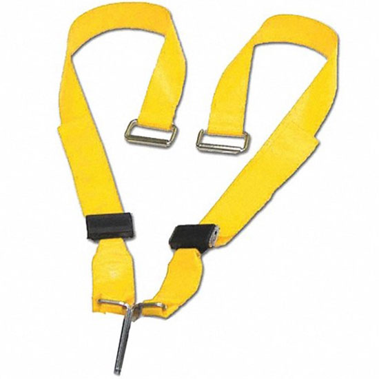 DMS BioThane G1 Shoulder Harness Restraint System - Shoulder Straps Only - 4.5' (Pair)  Yellow