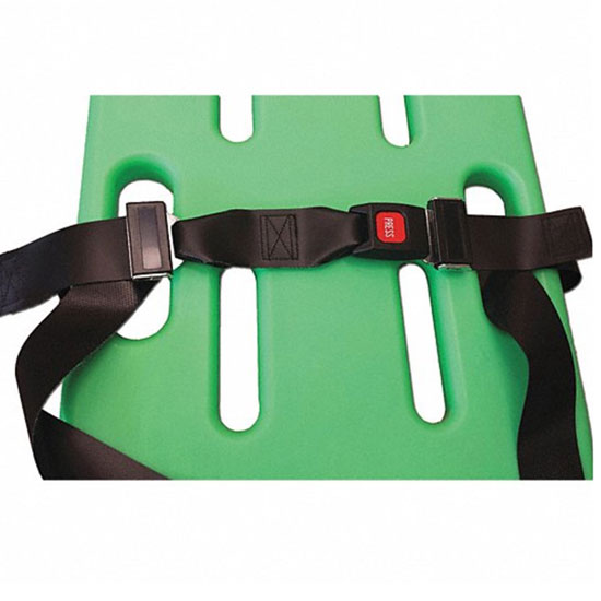 DMS BioThane G1 Shoulder Harness Restraint System - Torso/Lap Strap Only - 5.3' - Black