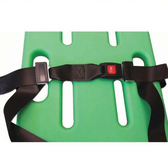 DMS BioThane G1 Strap - Chest Restraint - Lap Strap Only - Black