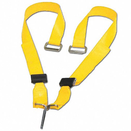 DMS BioThane G1 Strap - Chest Restraint - Shoulder Straps Only - Golden Yellow