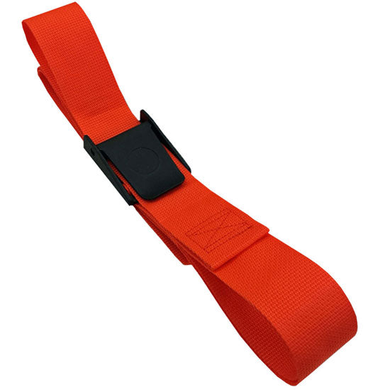 DMS Disposable Polypropylene Strap - Plastic Cam Buckle  7-Feet-White