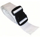 DMS Disposable Polypropylene Strap - Plastic Double Adjust Buckle - White