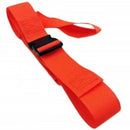 DMS Disposable Polypropylene Strap - Plastic Side Release Buckle with Loop End  7 Feet - White