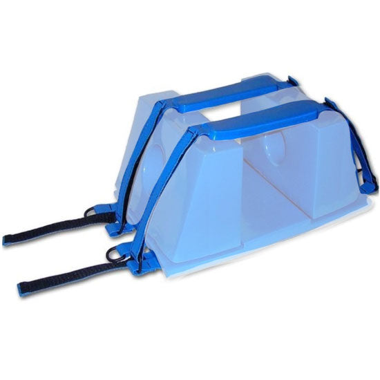 DMS Head Guard Head Immobilizer Head and Chin Straps  Red