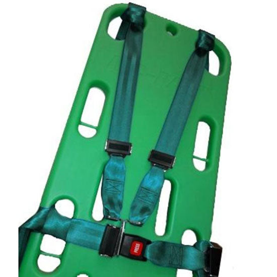 DMS Impervious Vinyl Shoulder Harness Restraint System - 4.5' Shoulder Straps and 7.3' Torso Strap - Green