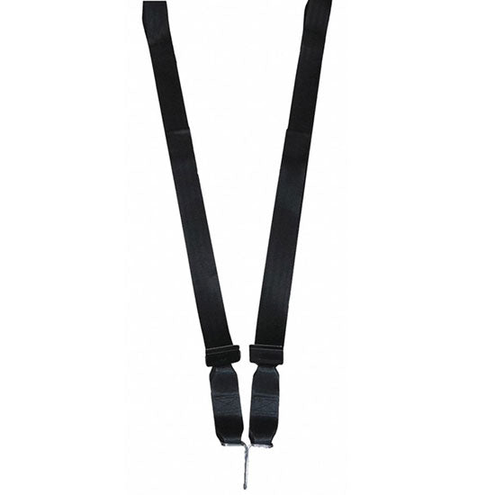 DMS Impervious Vinyl Shoulder Harness Restraint System - Shoulder Straps Only - 4.5' - Black