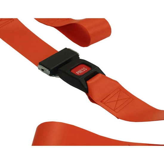 DMS Impervious Vinyl Strap - Metal Buckle - Orange