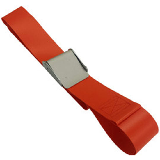 DMS Impervious Vinyl Strap - Metal Cam Buckle - Orange