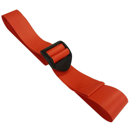 DMS Impervious Vinyl Strap - Plastic Ladderloc Buckle - Orange