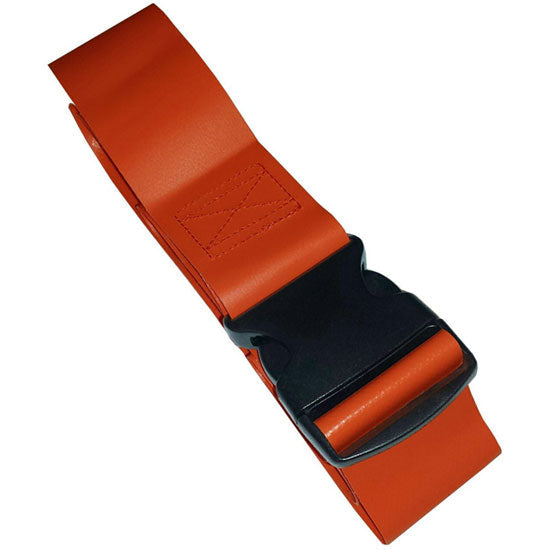 DMS Impervious Vinyl Strap - Plastic Side Release Buckle - Orange