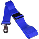 DMS Impervious Vinyl Strap - Plastic Side Release Buckle with Swivel Speed Clip - Blue