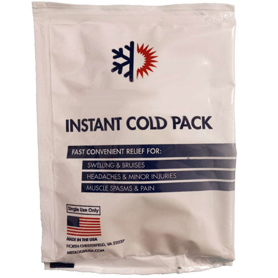DMS Instant Disposable Cold and Heat Packs (24/Case)  Cold Pack - 6" x 9"
