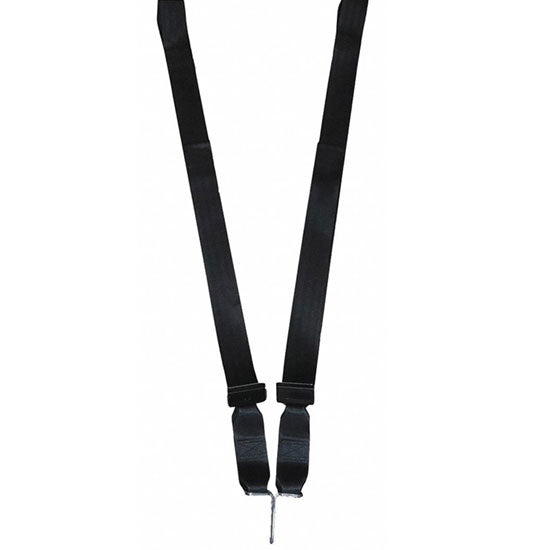 DMS Nylon Shoulder Harness Restraint System - Shoulder Straps Only - 4.5' (Pair)  Orange