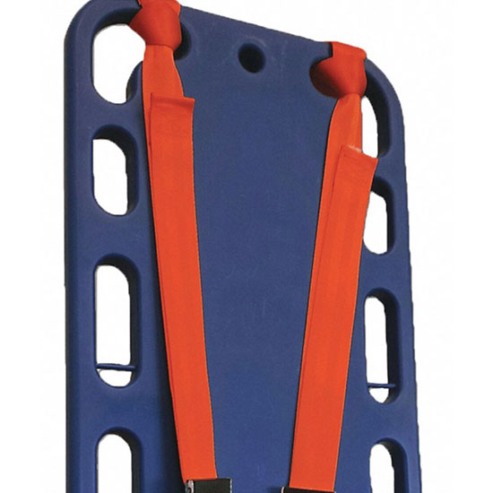 DMS Nylon Shoulder Harness Restraint System - Shoulder Straps Only - 4.5' (Pair)  Red