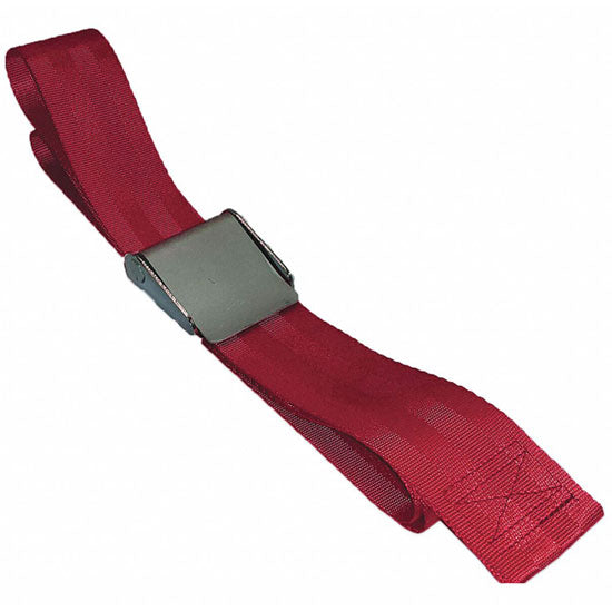 DMS Nylon Strap - Metal Cam Buckle - Red