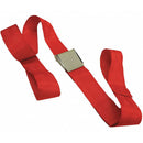 DMS Nylon Strap - Metal Cam Buckle with Loop End  7 Feet - Red