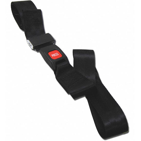 DMS Nylon Stryker X-Harness - Metal Buckle, Loop Lock Ends, Ankle Strap Only  9 Feet - Maroon
