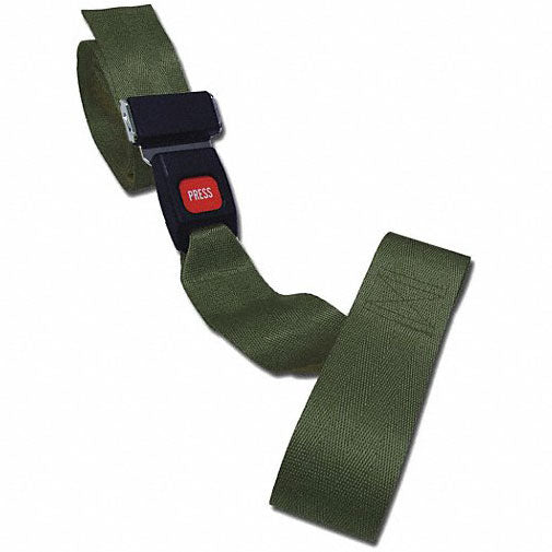 DMS Nylon Strap - Metal Push Button Buckle with Loop End - Olive Drab