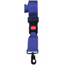 DMS Nylon Strap - Metal Push Button Buckle with Swivel Speed Clip - Blue