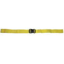 DMS Nylon Strap - Plastic Double Adjust Buckle with Loop End  7 Feet - Yellow