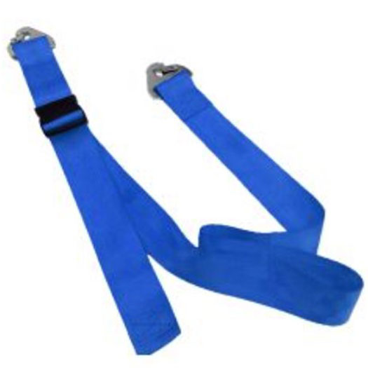 DMS Nylon Strap - Plastic Side Release Buckle with Fixed Swivel Speed Clip  7 Feet - Yellow