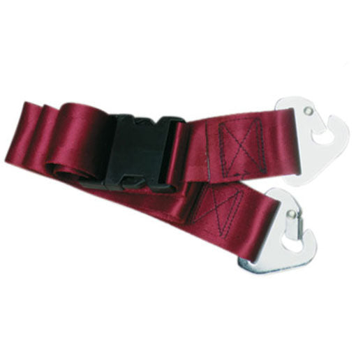 DMS Nylon Strap - Plastic Side Release Buckle with Fixed Swivel Speed Clip  7 Feet - Maroon