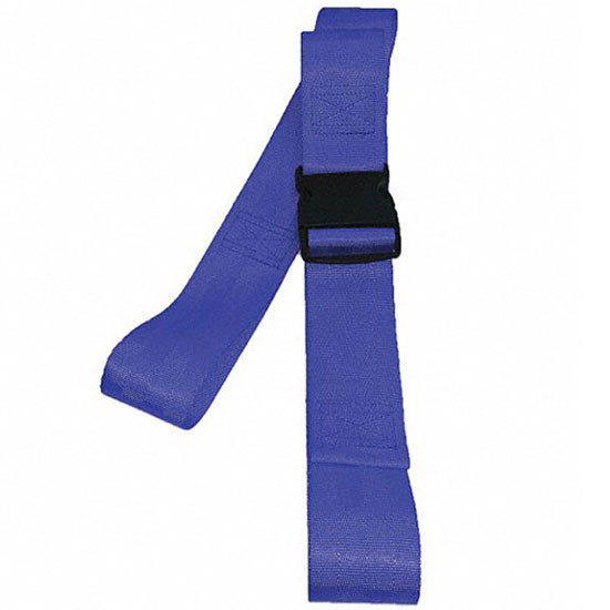 DMS Nylon Strap - Plastic Side Release Buckle with Loop End - Blue