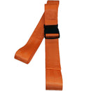 DMS Nylon Strap - Plastic Side Release Buckle with Loop End  7 Feet - Orange