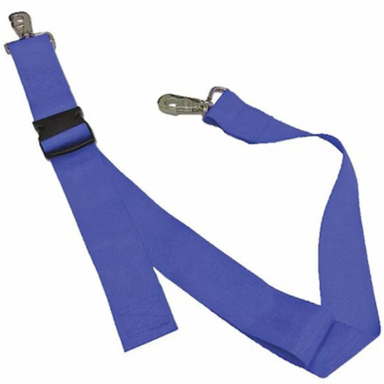 DMS Nylon Strap - Plastic Side Release Buckle with Swivel Speed Clip  7 Feet  - Blue