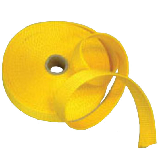 DMS Nylon Webbing Roll  Yellow - 50 yards/roll