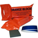 DMS Orange Blocks with Adhesive Head Straps and Alignment Pad