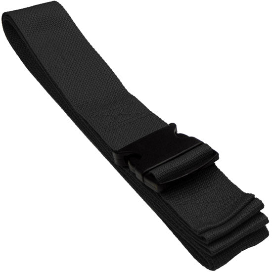 DMS Polypropylene Gait Belt with Plastic Side Release Buckle - Black