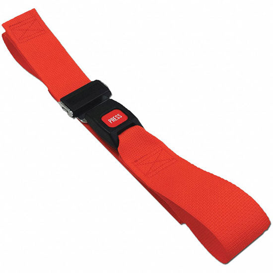 DMS Polypropylene Strap - Metal Buckle  9 Feet - Yellow