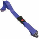 DMS Polypropylene Strap - Metal Buckle with Fixed Swivel Speed Clip  7 Feet - Blue
