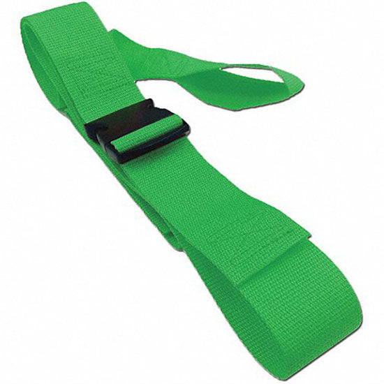 DMS Polypropylene Strap - Plastic Side Release Buckle with Loop End  7 Feet - White