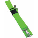 DMS Polypropylene Strap - Plastic Side Release Buckle with Swivel Speed Clip - Neon Green