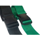 DMS Stair Chair Replacement Straps  Black and Green, 6.5 Feet (2-Piece Set)