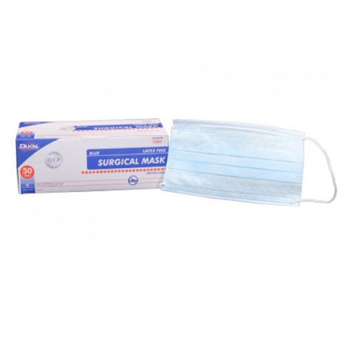 Dukal Blue Surgical Mask - Non-Sterile with Ear Loop  300/Case