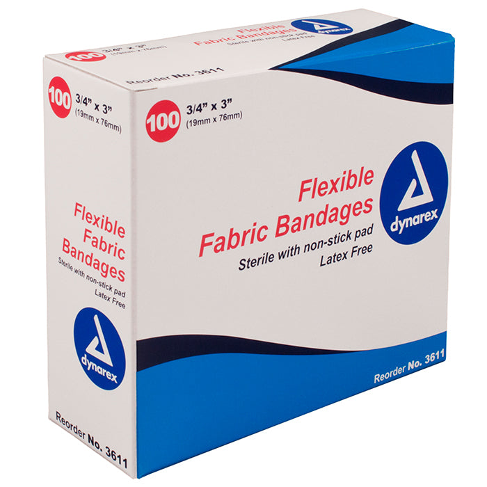 Dynarex Adhesive Fabric Bandages 