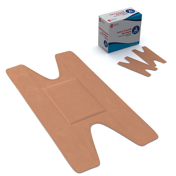 Dynarex Adhesive Fabric Bandages  Knuckle - 1.5" x 3" (2400/Case)