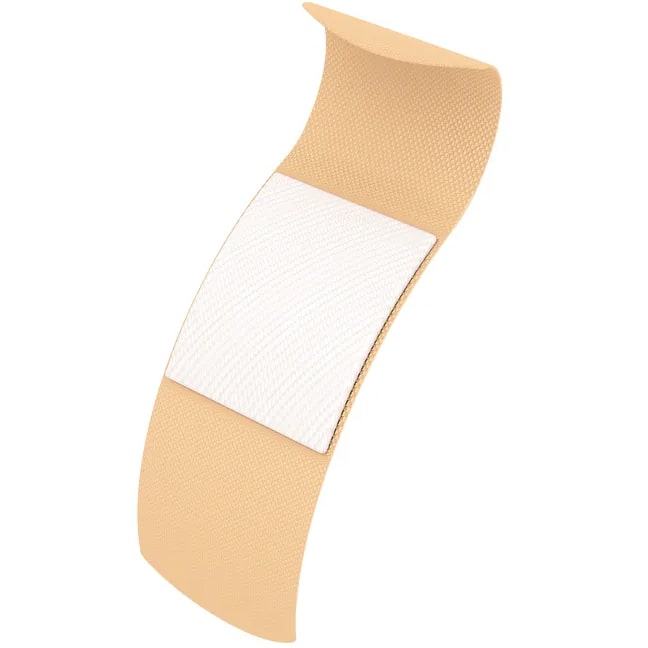 Dynarex Adhesive Fabric Bandages - 0.75" x 3"