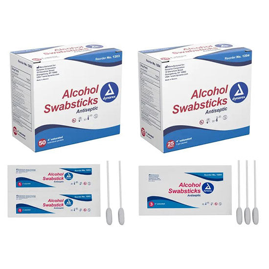 Dynarex Alcohol Swabsticks 